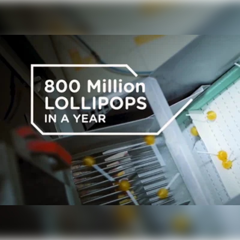 800 Million Lollipops in A Year