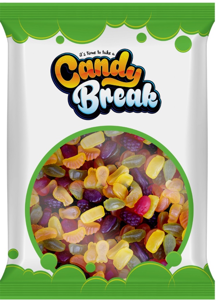 American F. Candy Break Fruit Garden 1000 gr*8 stk