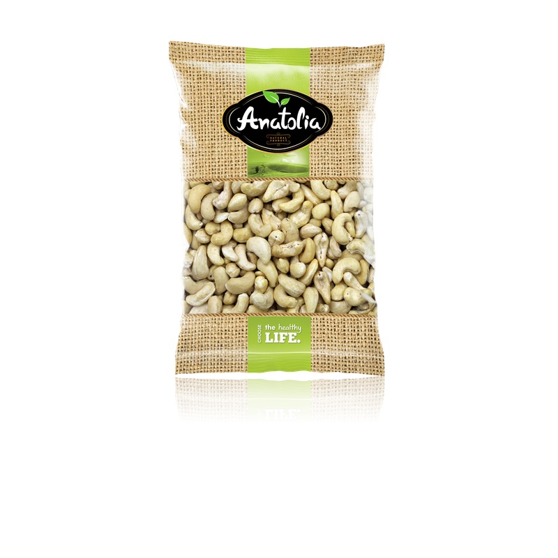 Anatolia Cashewnötter Naturel 200 gr Stk i Låda 12