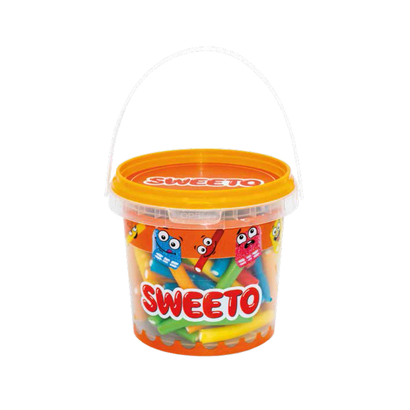 Sweeto Round Tubs Orange 150 Gr