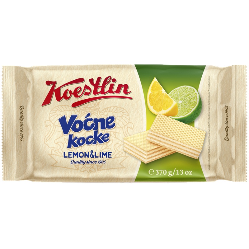 Koestlin-Keks-Wafers-VocneKocke-LimunLimeta 370 Gr