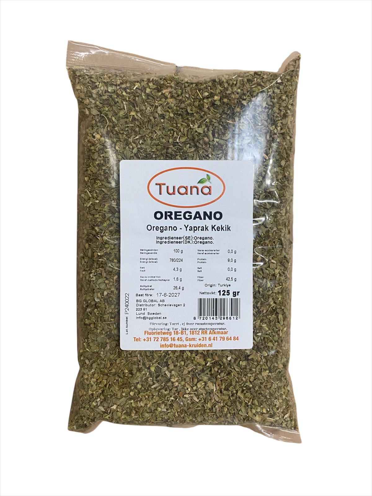 Tuana Oregano 125 gr*15 stk