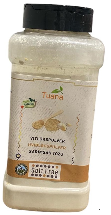 Tuana Vitlök Krydda 500 gr*12 stk