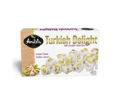 Anatolia Sultan Duble Fistikli Lokum 350 Gr