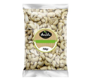 Anatolia Cashewnötter Naturel 750 gr Stk i Låda 12