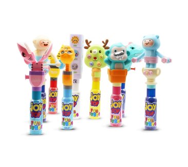 JOYTOP FUN TUBES LOLLIPOP WITH TOYS 11g x 12 x 6