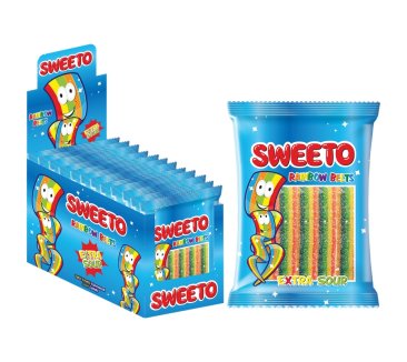 Sweeto Rainbow Belts Extra Sour