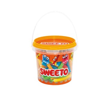 Sweeto Round Tubs Orange 150 Gr