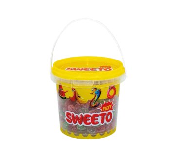 Sweeto Round Tubs Yellow 150 Gr