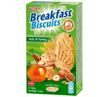 Koestlin Breakfast Biscuits - Nuts & Honey 160 Gr