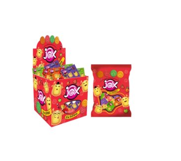 Jox Flat Fruity Smile Face Lollipop