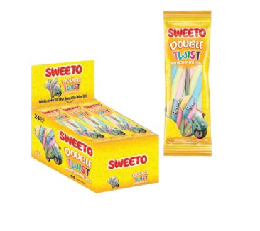 Sweeto Double Twist Marshmallow 23 Gr