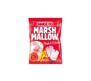 Sweeto Marshmallow Ping And White 140 Gr