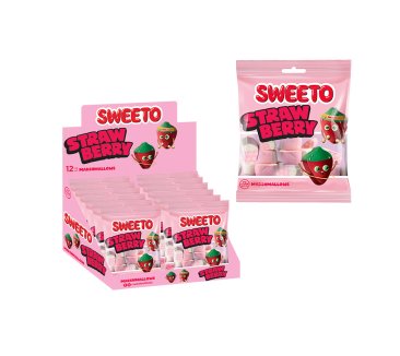 Sweeto Marshmallow Strawberry 60 Gr